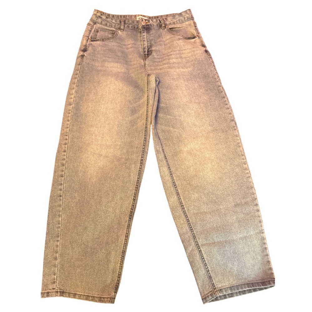 Street Wear Society Womens Blue High‎ Rise Wide Leg Jeans Size 8